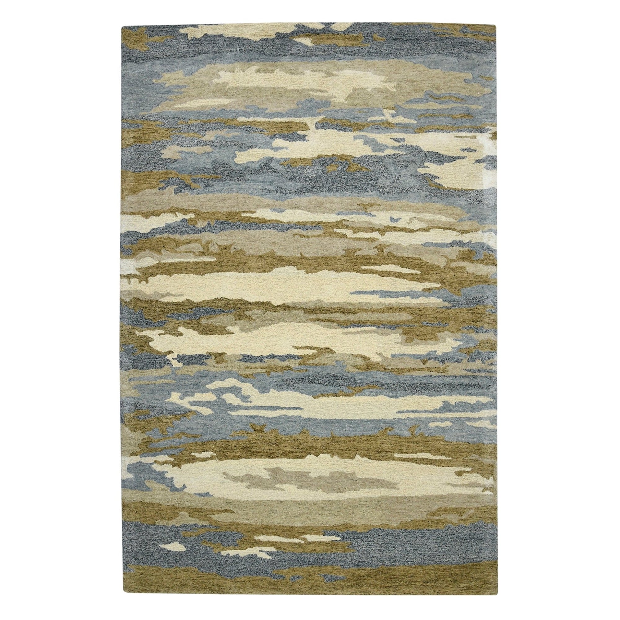 Abstract ABS-5 Water Blue Rug - Rug & Home