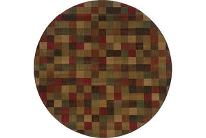 Allure 3A Brown/ Red Rug - Rug & Home