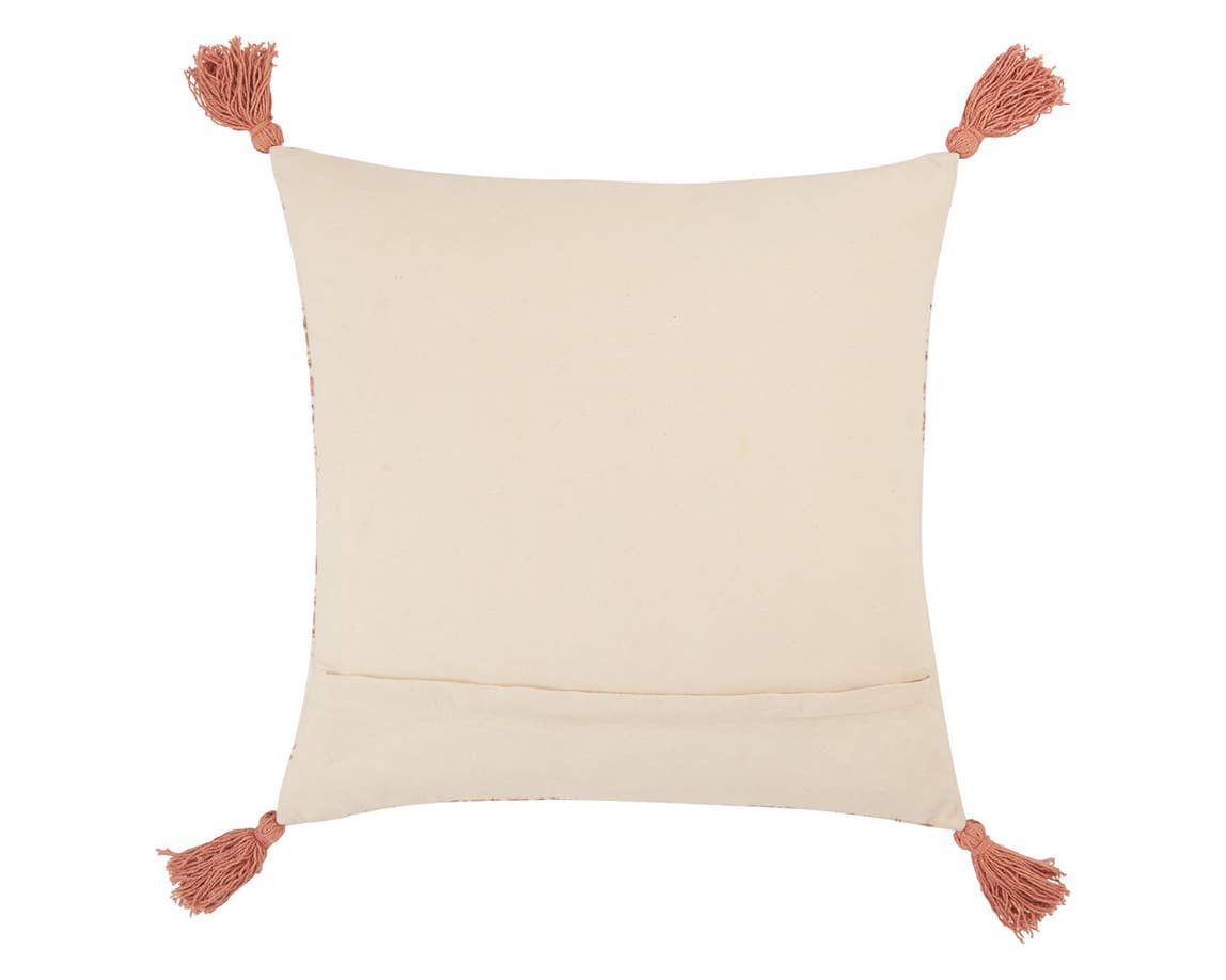 Amulet AMU05 Pink/Cream Pillow - Rug & Home