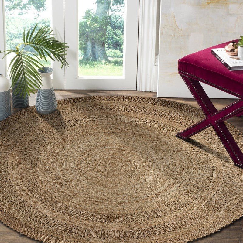 Boutique Jute 12034GRY Grey Rug - Rug & Home