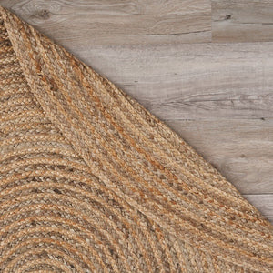 Boutique Jute 12036NGY Natural/Grey Rug - Rug & Home