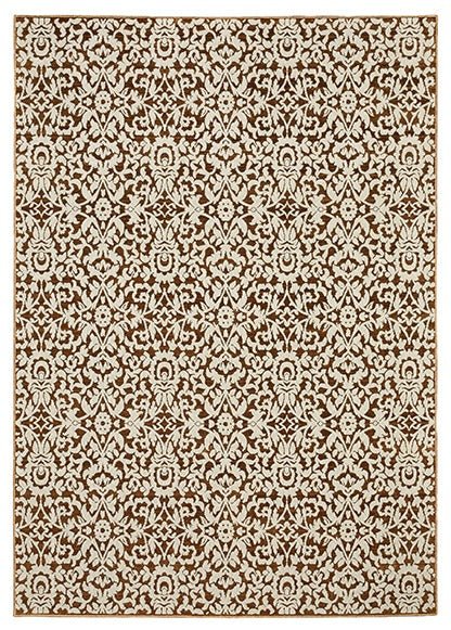 Intrigue INT02 Rust/Ivory Rug - Rug & Home