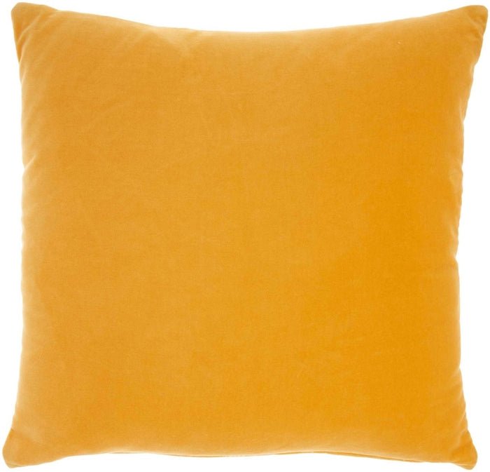 Lifestyle SS900 Yellow Cotton Velvet Pillow - Rug & Home