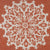 Mandala Lr07656 Blood Orange/White Pillow - Rug & Home