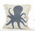 Octopus Fringe Coastal LR07480 Throw Pillow - Rug & Home