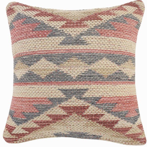 Phoenix 81538PGY Pink/Grey Pillow - Rug & Home
