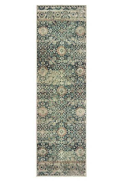 Raleigh 4925L Blue Ivory Rug - Rug & Home