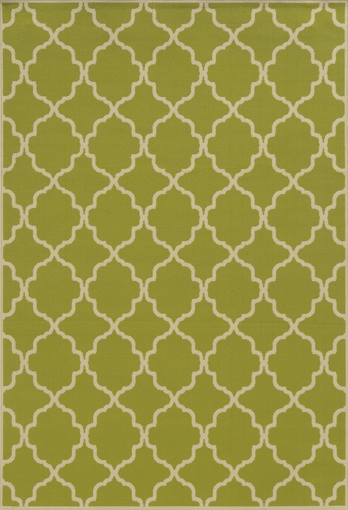 Riviera 4770M Green/ Ivory Rug - Rug & Home