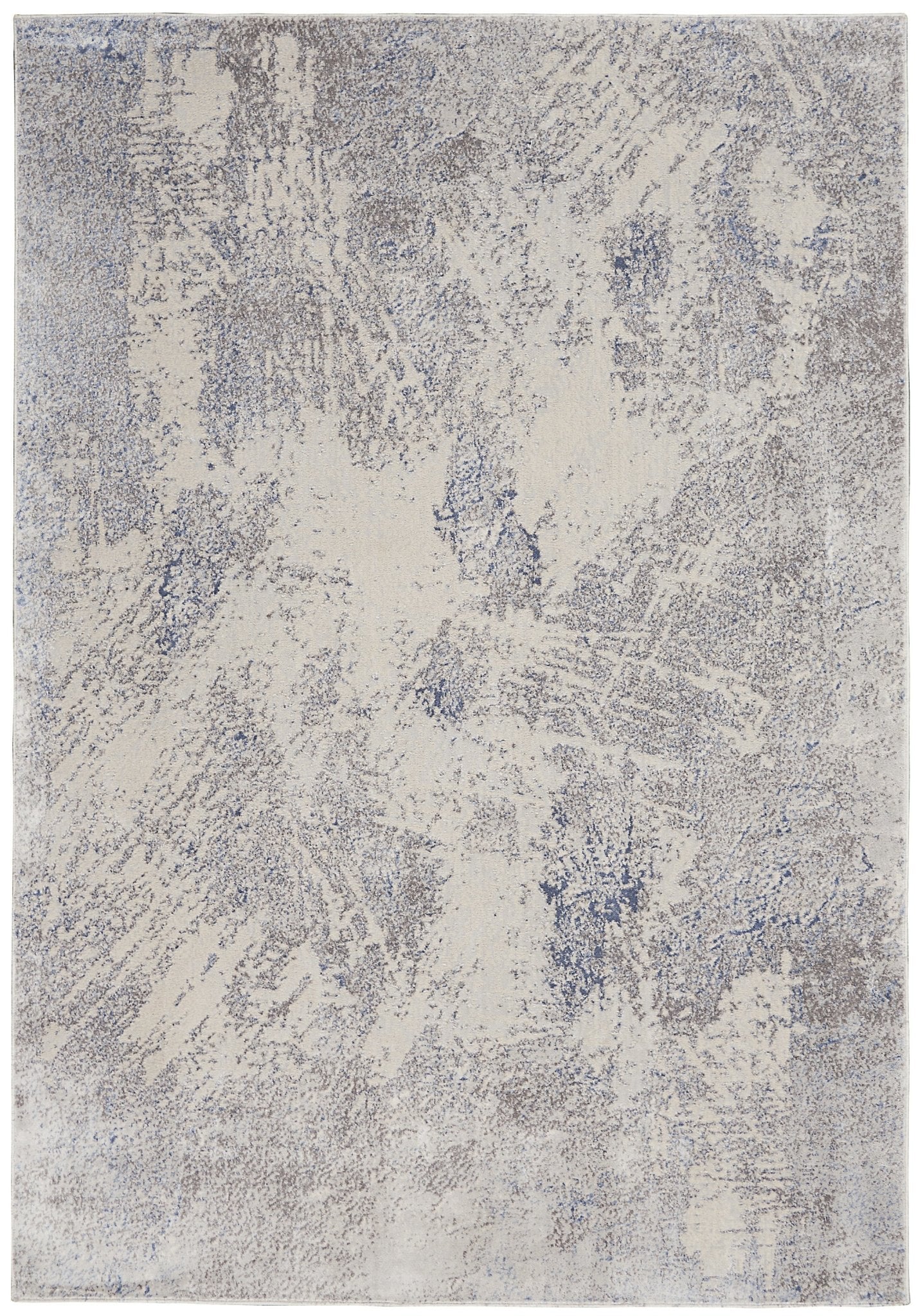 Silky Textures SLY06 Ivory/Grey Rug - Rug & Home