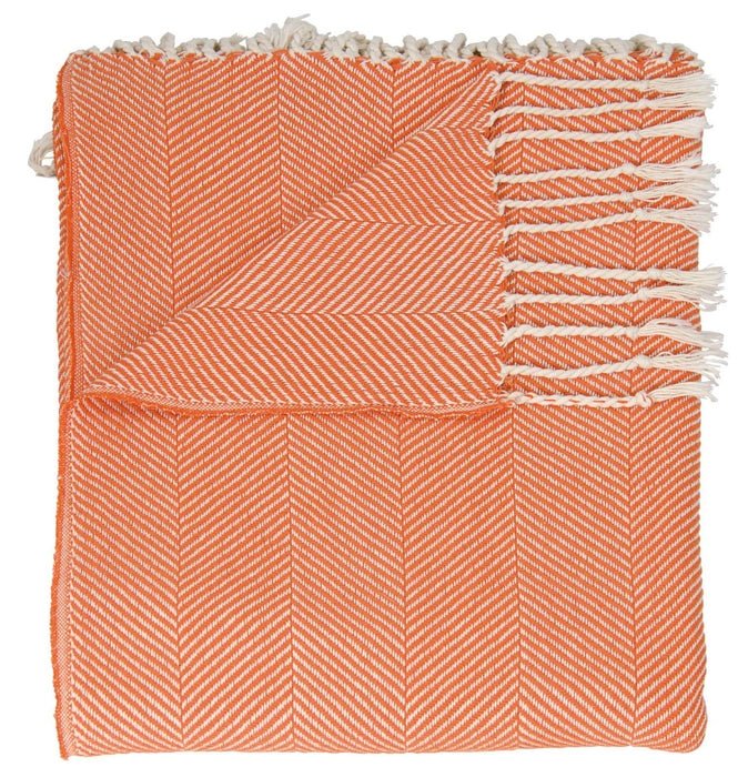 Throw SZ008 Orange Throw Blanket - Rug & Home