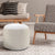 Zion 34029NTW Natural/White Pouf - Rug & Home