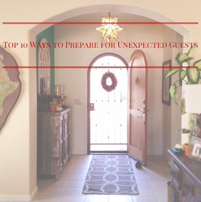Top 10 Ways to Prepare for Unexpected Guests - Rug & Home