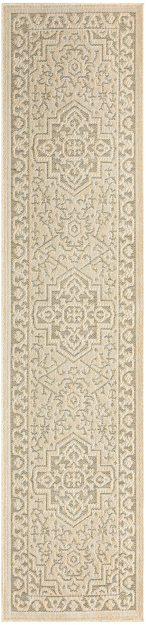 Tulum TLM05 Taupe Olive Rug