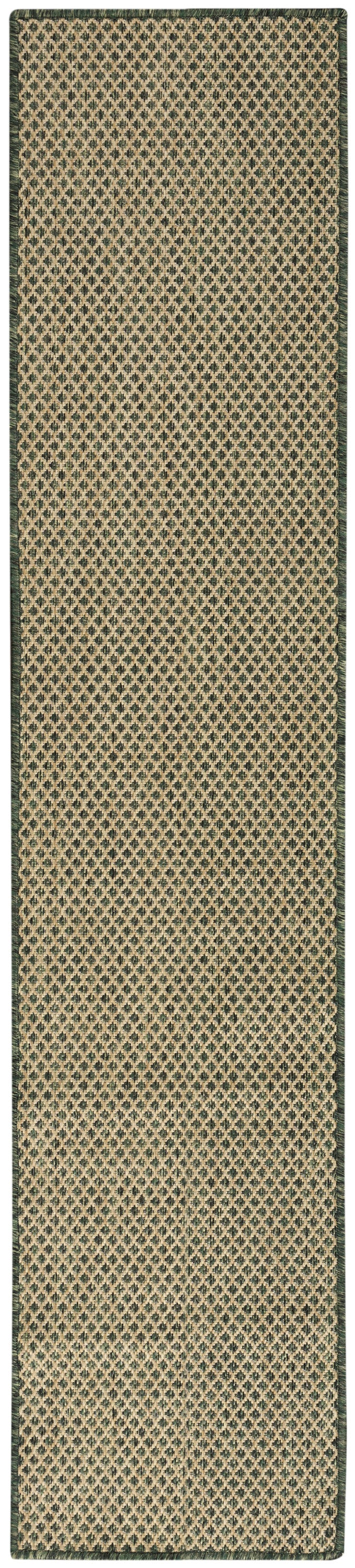 Courtyard COU01 Green Rug