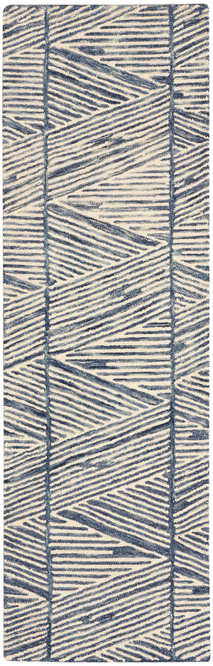 Colorado CLR01 White Blue Rug
