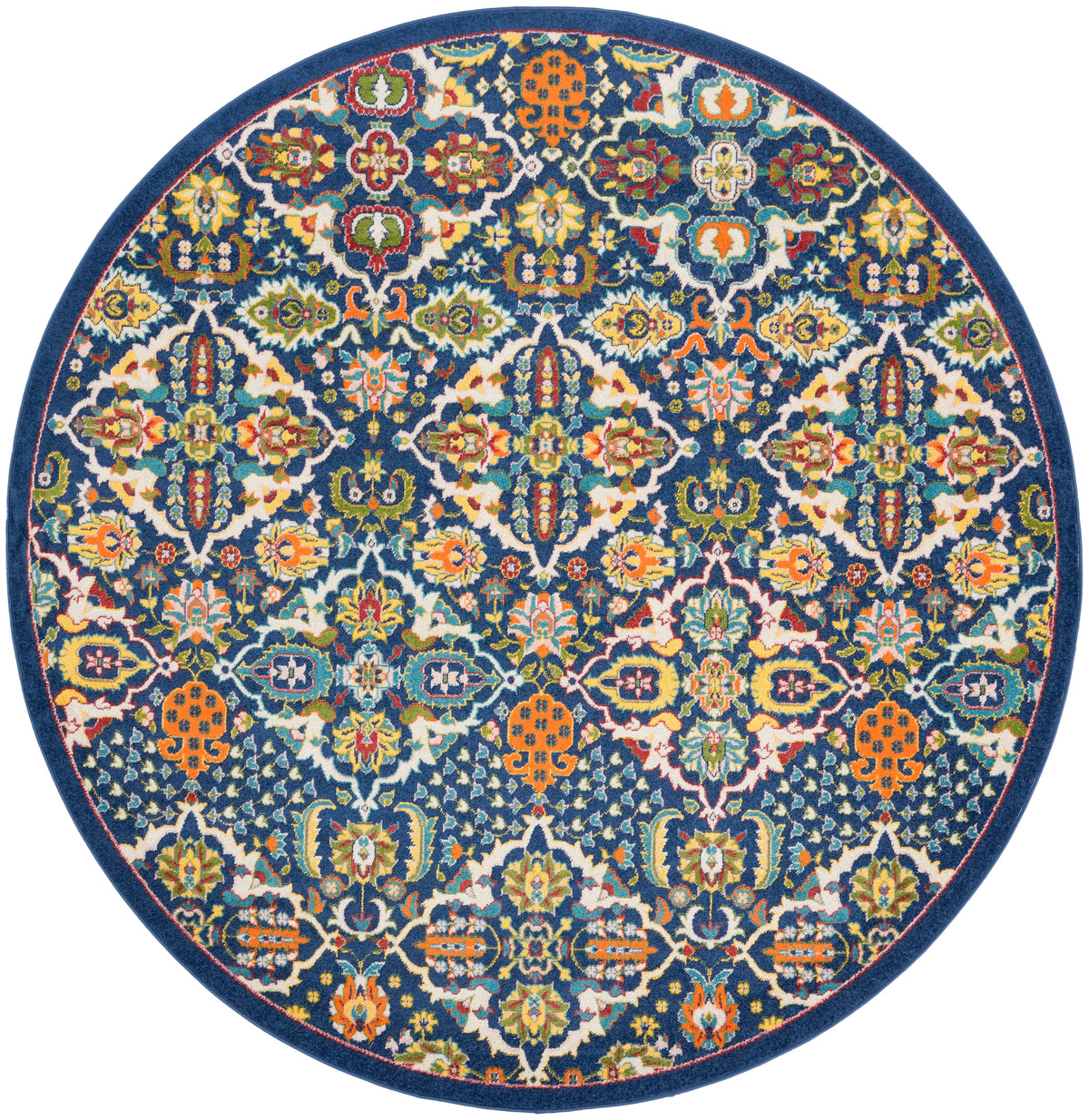 Allur ALR03 Navy Multicolor Rug