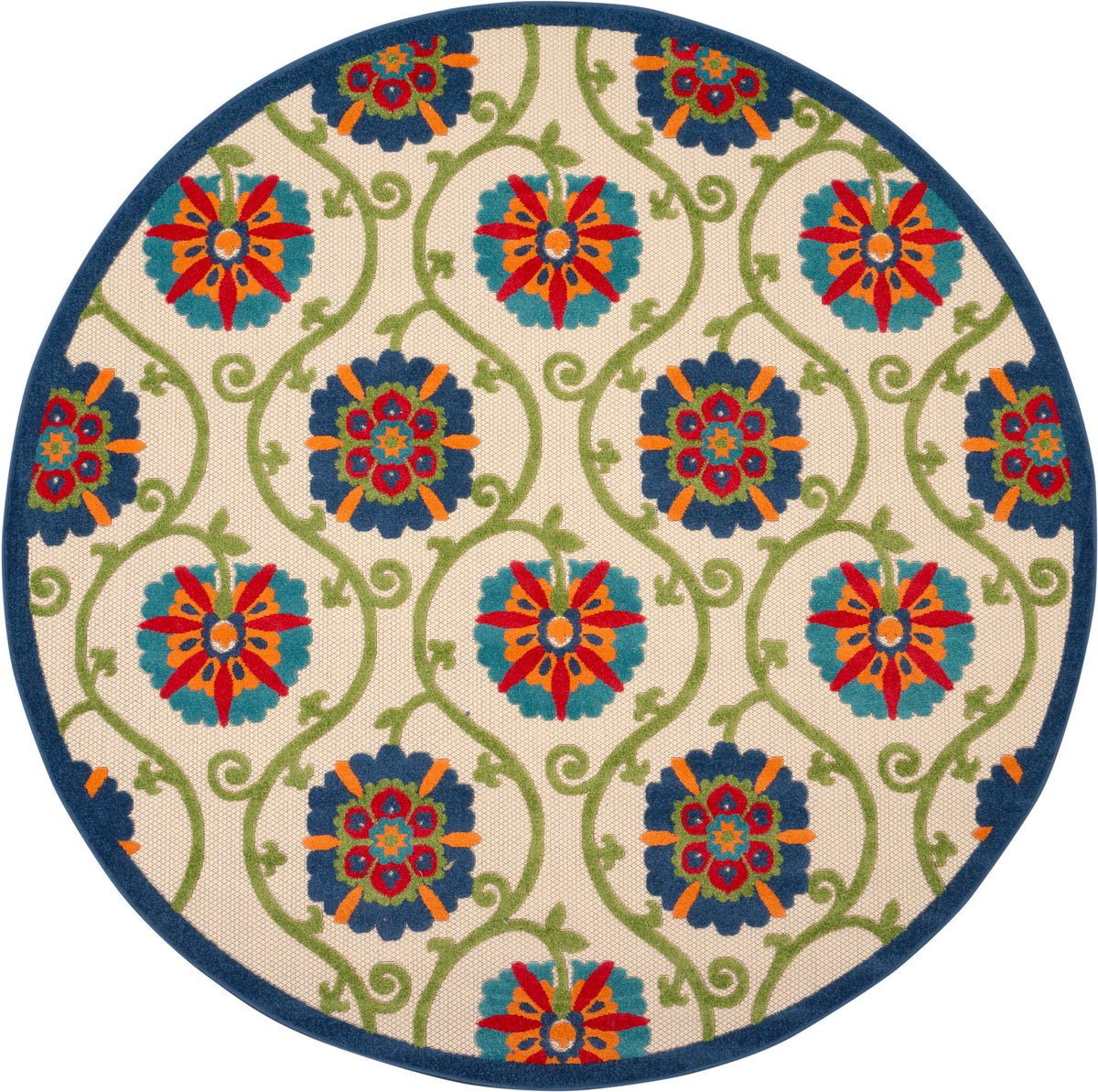 Aloha ALH19 Blue Multicolor Rug