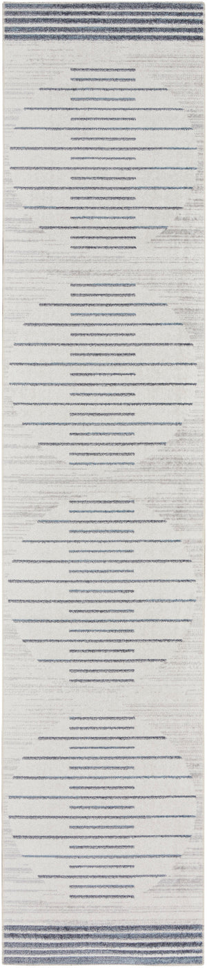 Astra Machine Washable ASW04 Ivory Blue Rug