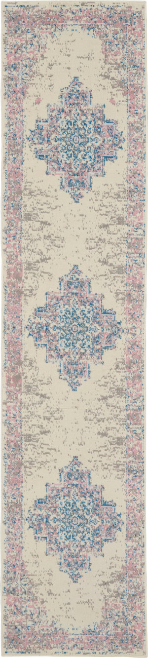 Grafix GRF14 Ivory Pink Rug