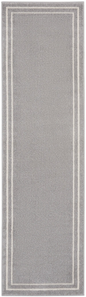 Nourison Essentials NRE02 Grey Ivory Rug