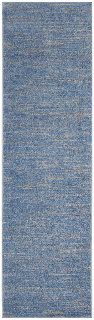Nourison Essentials NRE01 Blue Grey Rug