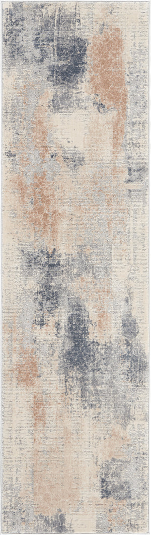 Rustic Textures RUS02 Beige Grey Rug