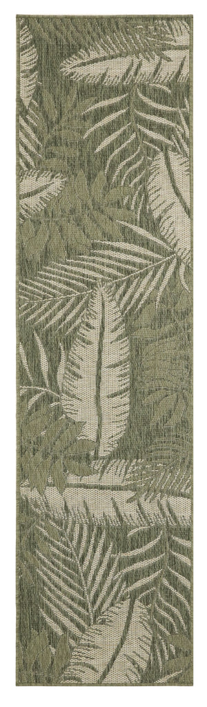 Garden Oasis GOA02 Green Ivory Rug