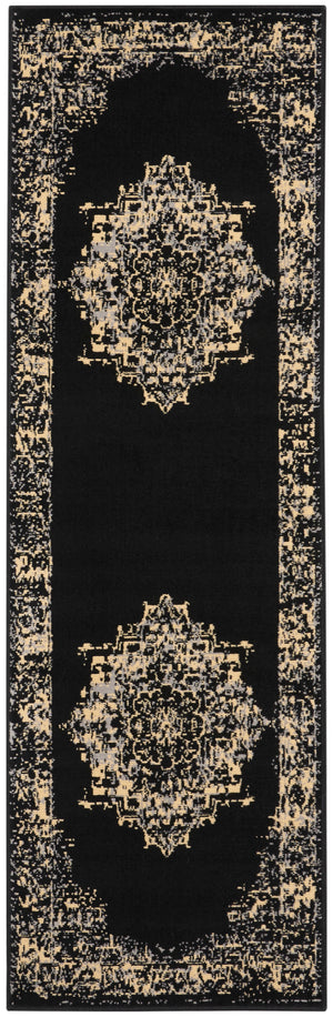 Grafix GRF14 Black Rug