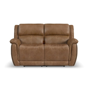 Beau Power Reclining Loveseat with Power Headrests