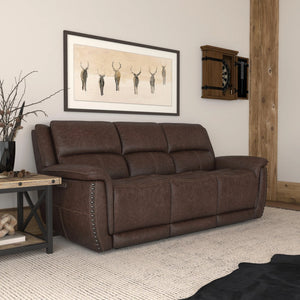 Beau Power Reclining Sofa with Power Headrests