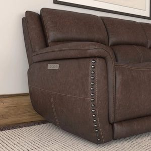 Beau Power Reclining Sofa with Power Headrests