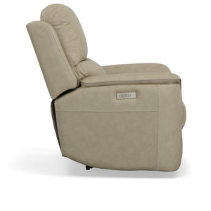 Henry Leather Power Recliner with Power Headrest and Lumbar