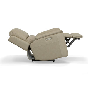 Henry Leather Power Recliner with Power Headrest and Lumbar
