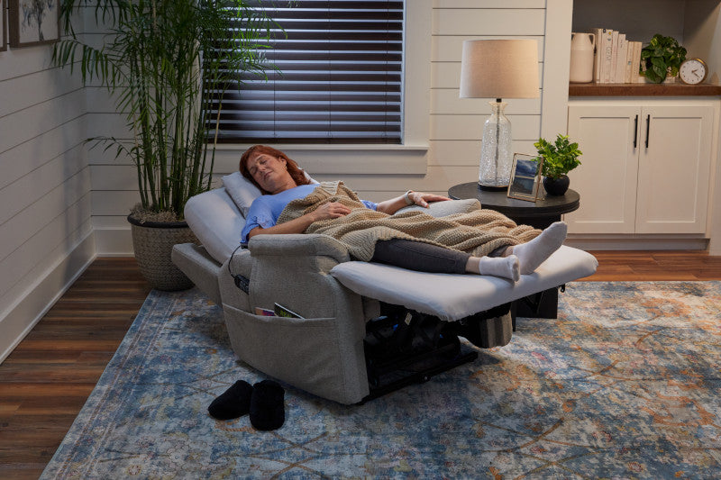 Zecliner Model 2 Petite Power Sleep Recliner with Power Headrest & Lumbar