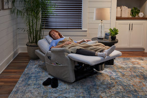 Zecliner Model 2 Petite Power Sleep Recliner with Power Headrest & Lumbar