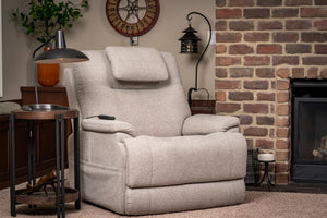 Zecliner Model 1 Power Sleep Recliner with Power Headrest & Lumbar