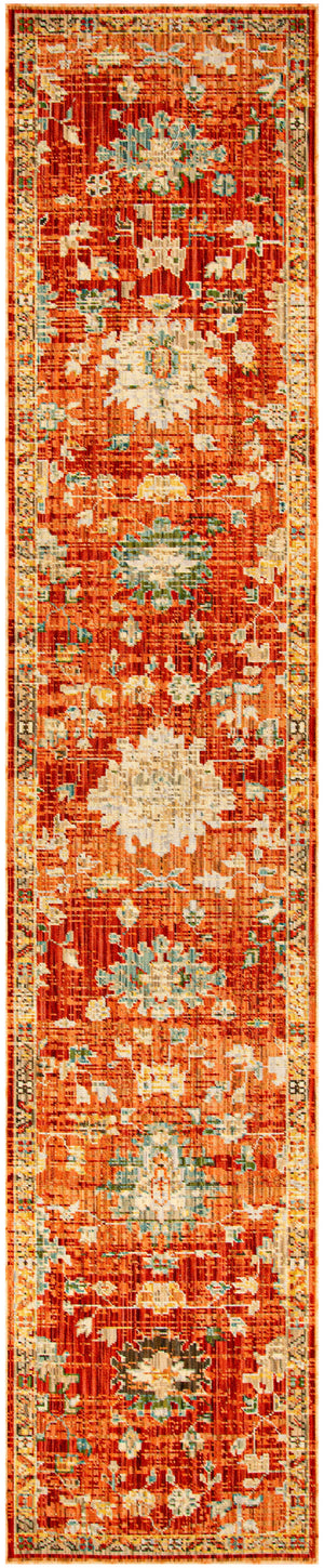 Antique Bloom ANB01 Brick Rug
