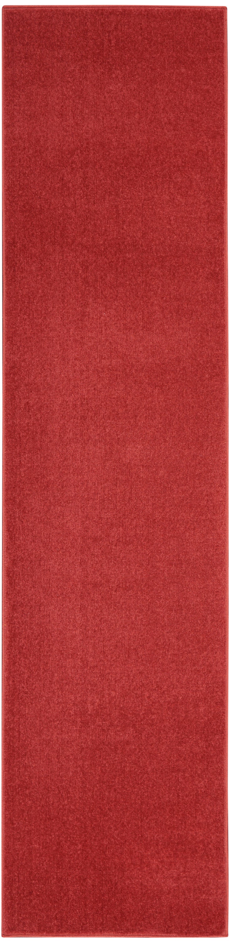 Nourison Essentials NRE01 Brick Red Rug