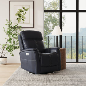 View Power Swivel Recliner with Power Headrest