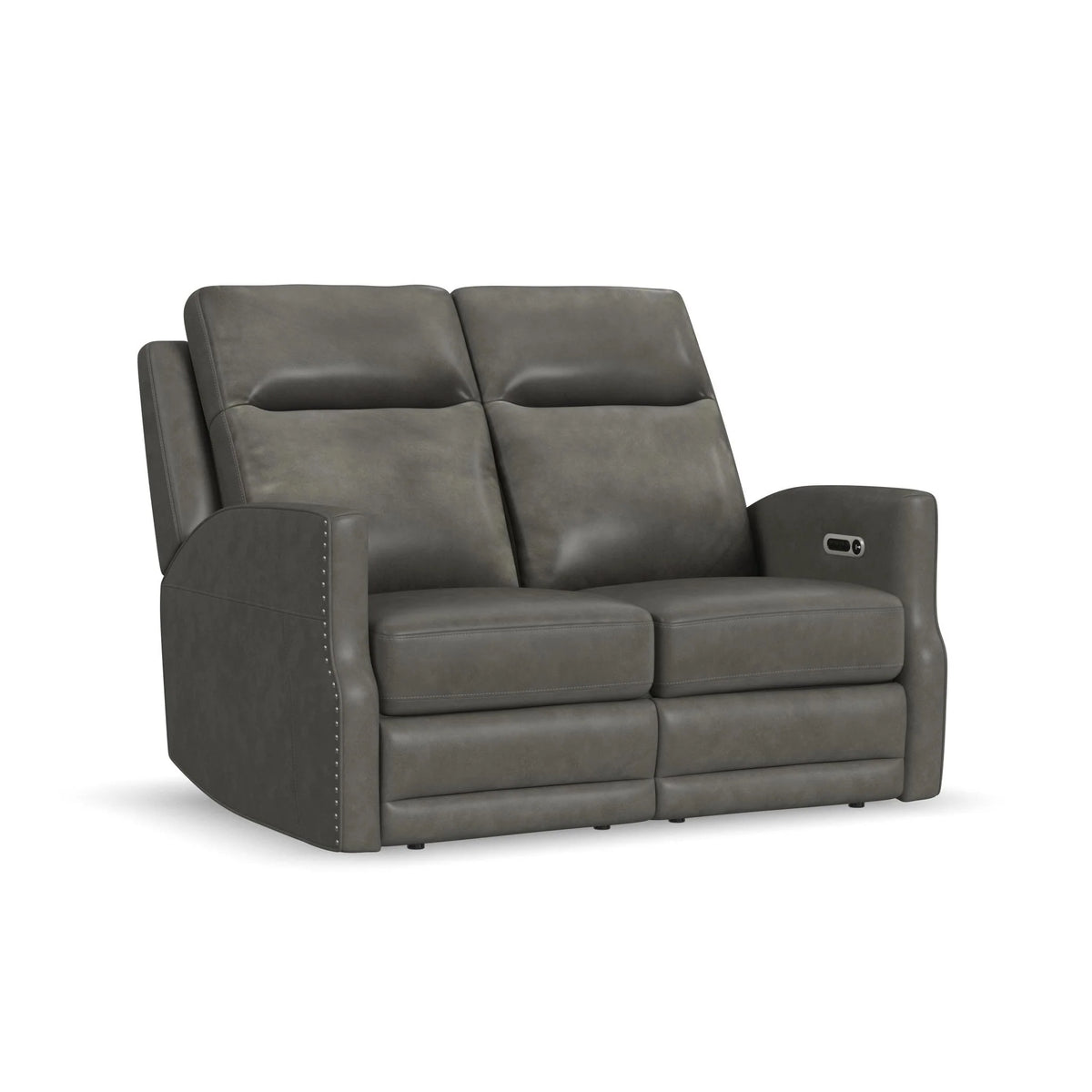 Maxwell Power Reclining Loveseat with Power Headrests and Lumbar