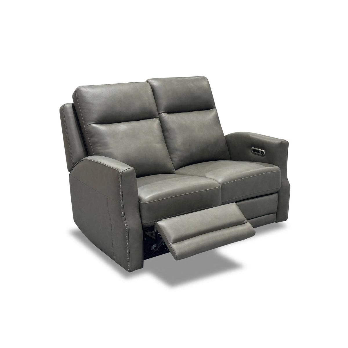 Maxwell Power Reclining Loveseat with Power Headrests and Lumbar