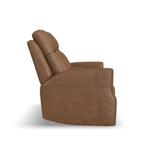 Maxwell Power Reclining Loveseat with Console, Power Headrests and Lumbar