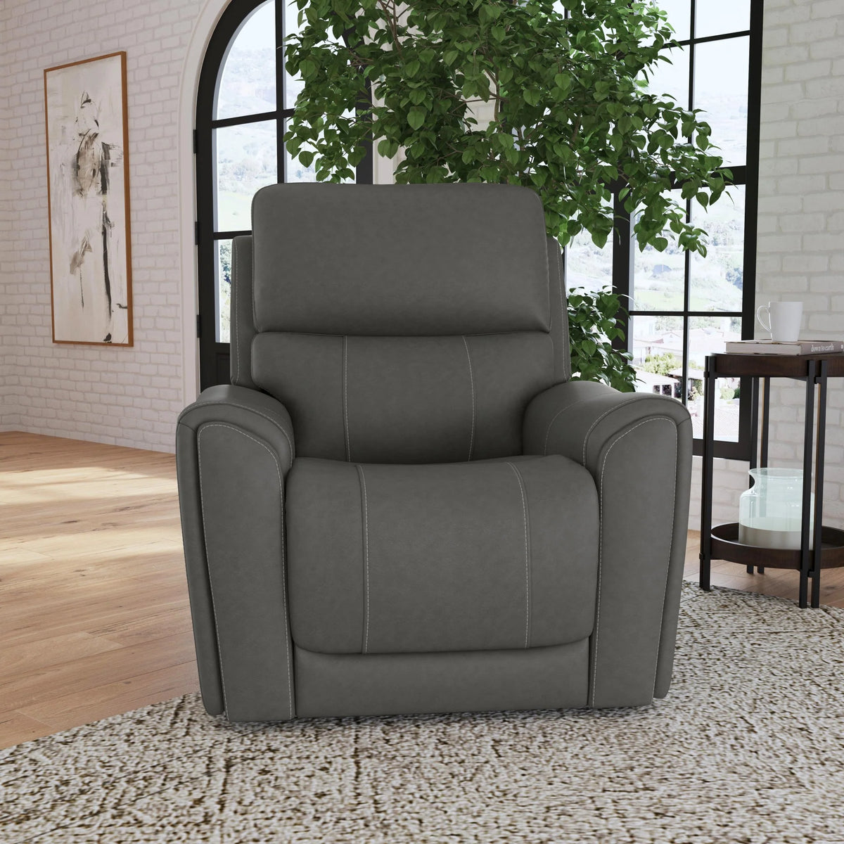 Carter Power Lift Recliner with Power Headrest, Lumbar, Heat & Massage