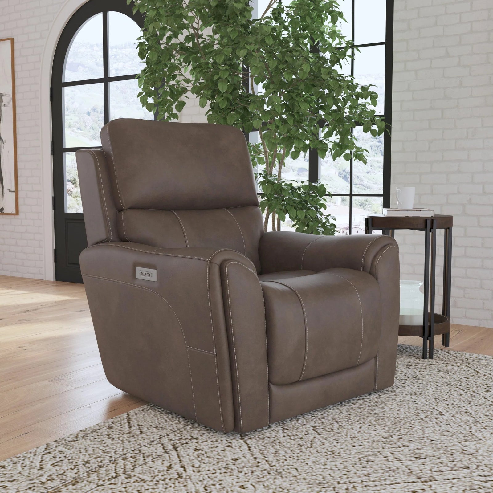 Carter Power Lift Recliner with Power Headrest, Lumbar, Heat & Massage