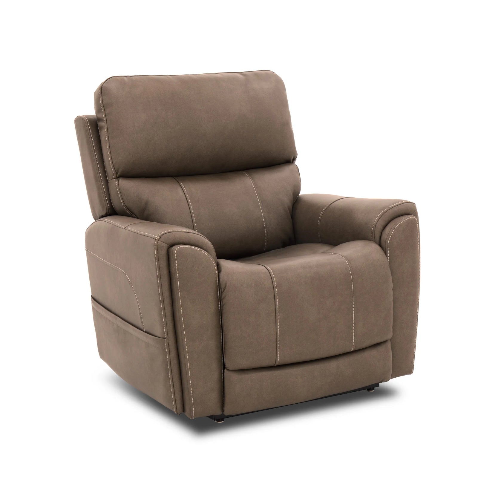 Carter Power Rocking Recliner with Power Headrest, Lumbar, Heat & Massage