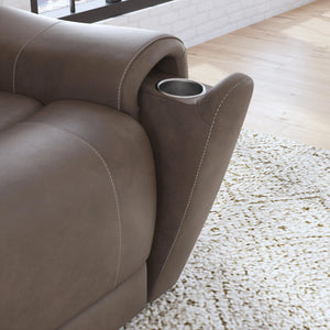 Carter Power Reclining Loveseat with Power Headrests & Lumbar