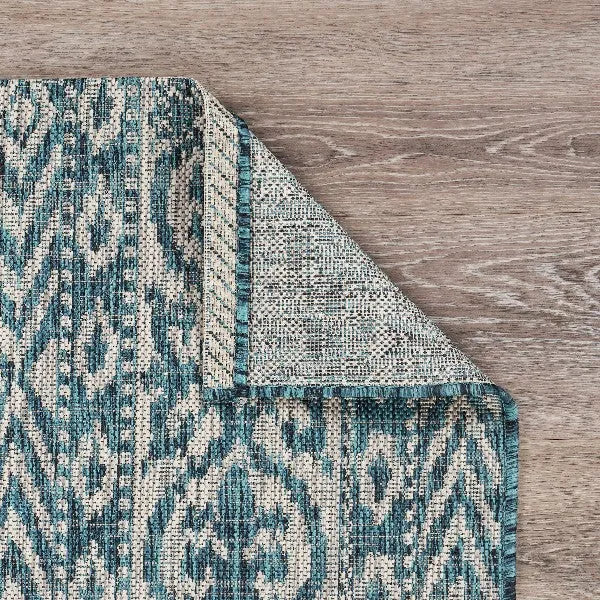 Sun shower 81250TLB Teal/Beige Rug