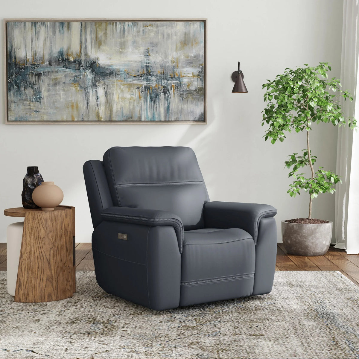 Sawyer Power Recliner with Power Headrest & Lumbar