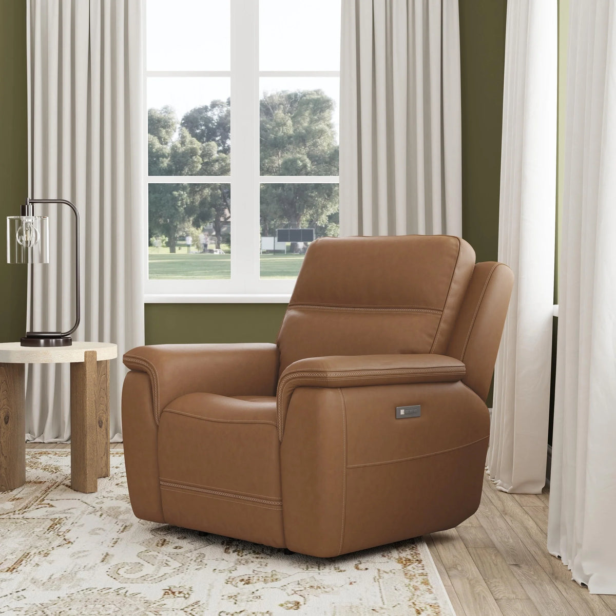 Sawyer Power Recliner with Power Headrest & Lumbar