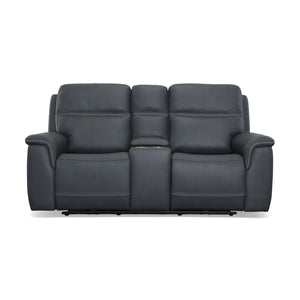 Sawyer Pwr Recl Loveseat w/ Console, Pwr Hdrsts, Lumbar